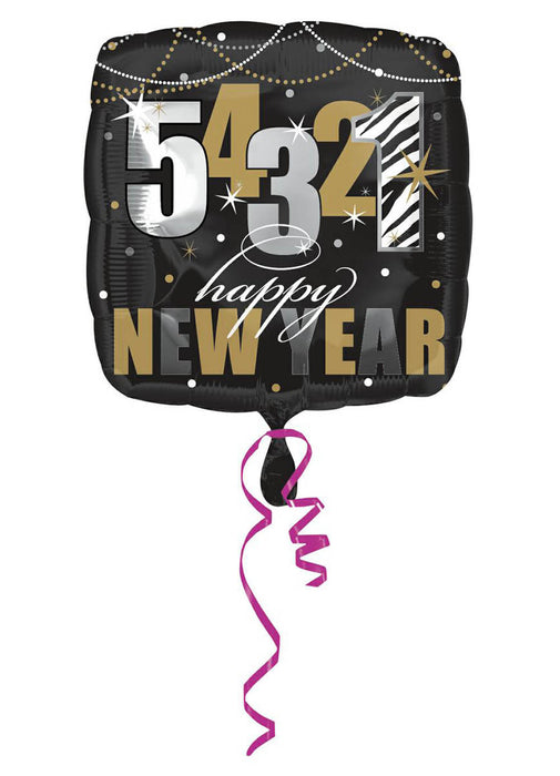 New Year Countdown Foil Balloon