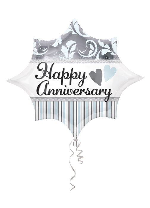 Happy Anniversary Junior Shape Foil Balloon