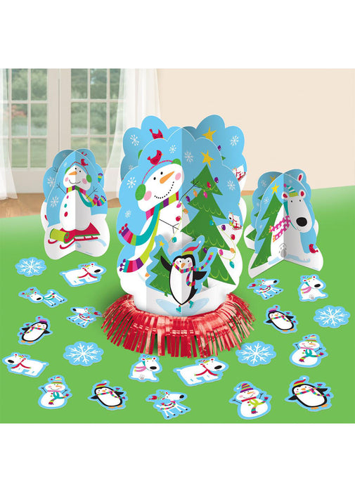 Joyful Snowman Table Decorating Kit