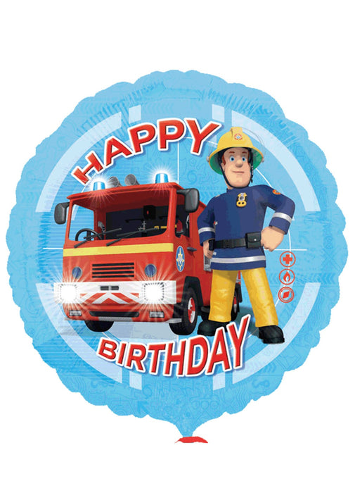 Fireman Sam Birthday Foil Balloon