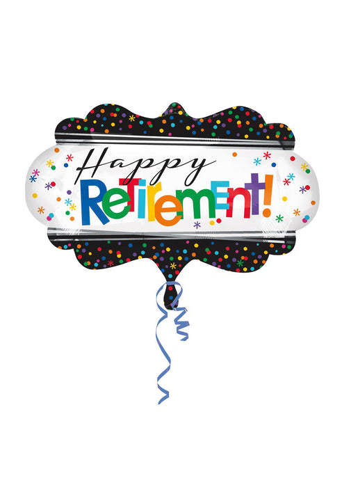 Happy Retirement SuperShape Foil Balloon