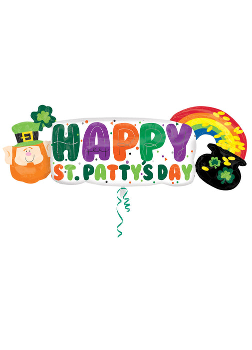 St Patrick's Day SuperShape Foil Balloon