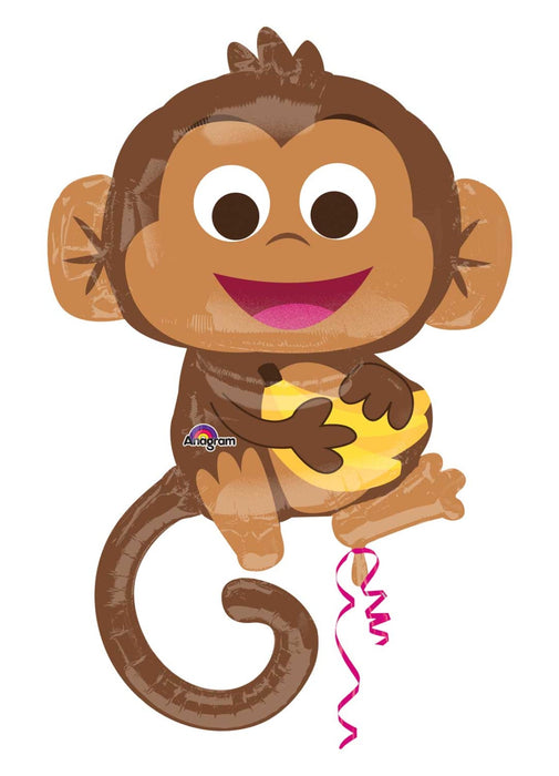 Happy Monkey SuperShape Balloon