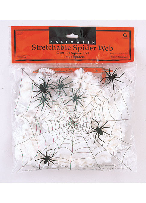 Stretchable Spider Web With Spiders