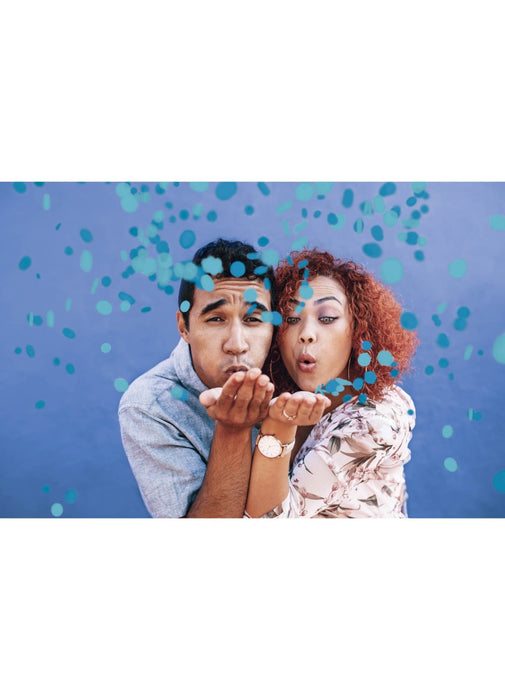 The Big Reveal Blue Tissue Confetti