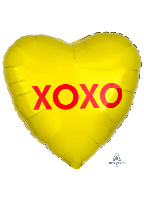 XOXO Candy Heart Foil Balloon