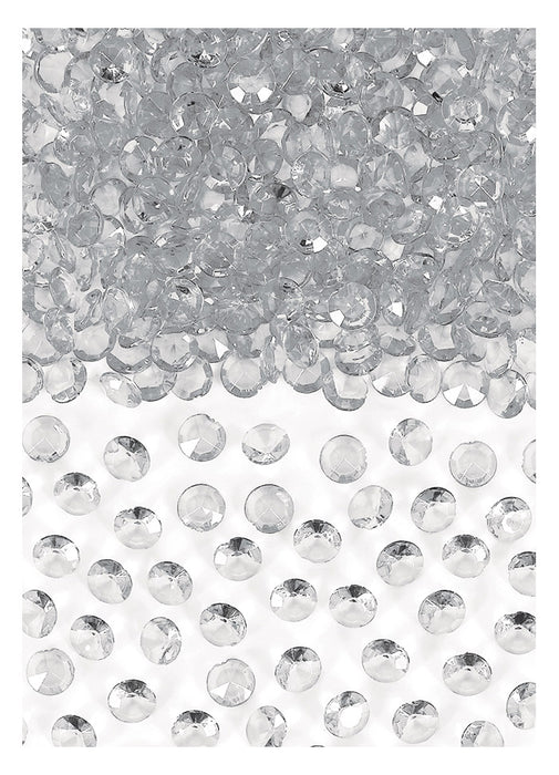 Silver Confetti Gems