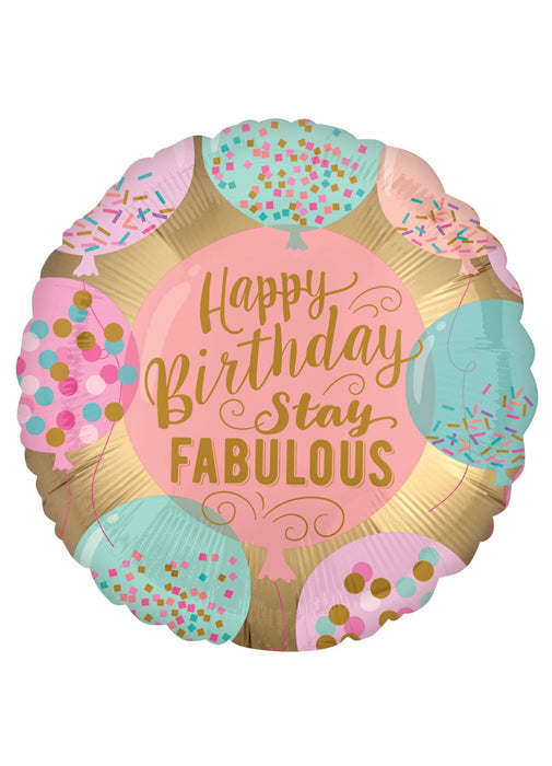 Stay Fabulous Birthday Foil Balloon