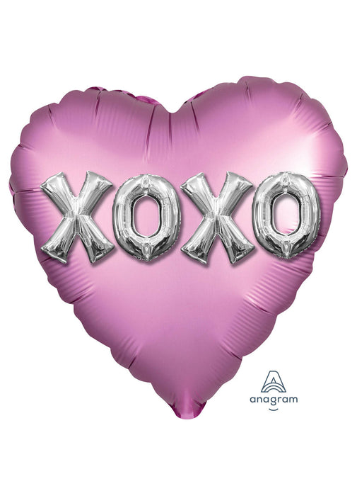 Satin XOXO Valentine's Day Foil Balloon