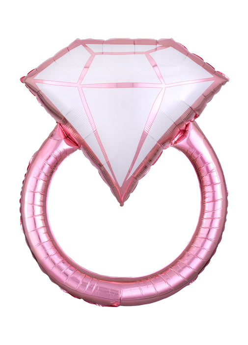 Blush Wedding Ring SuperShape Balloon