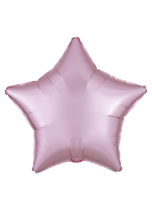 Silk Lustre Pastel Pink Star Balloon