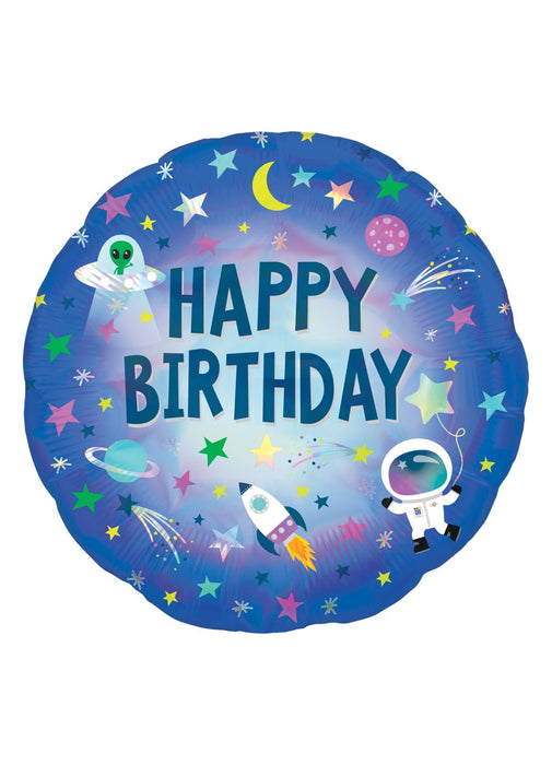 Outer Space Birthday Foil Balloon