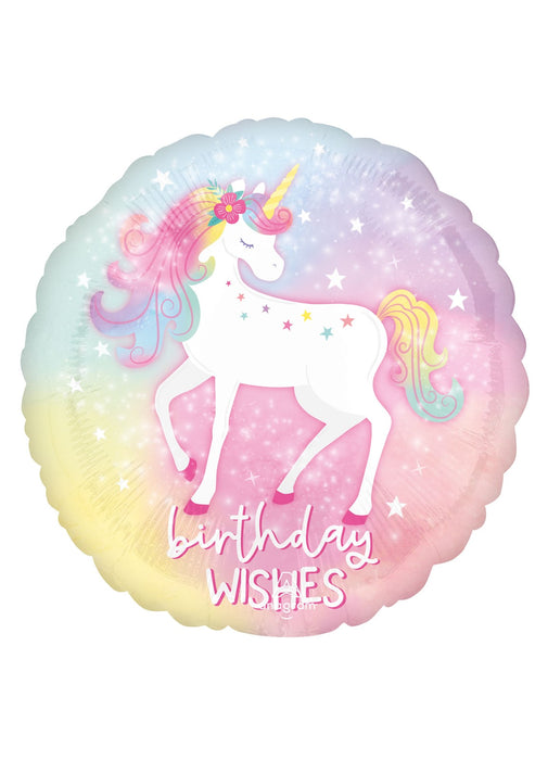 Enchanted Unicorn Birthday Foil Balloon