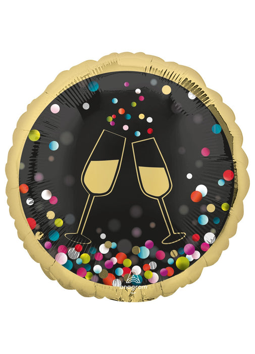 Cheers New Year Foil Balloon