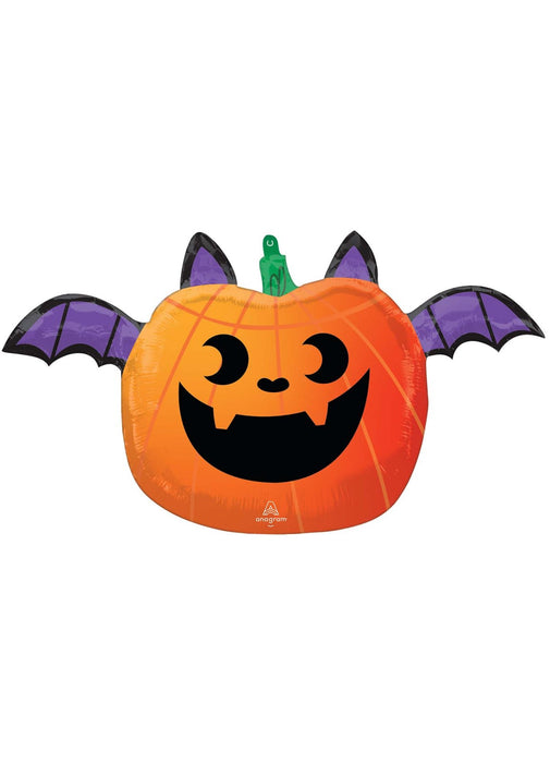 Pumpkin Bat Foil Balloon