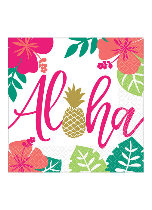 Aloha Hawaiian Napkins 16pk