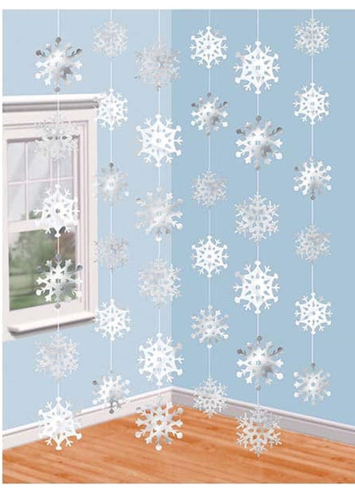 Snowflake String Decorations