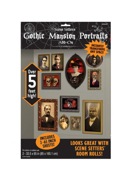 Gothic Mansion Portraits Scene Setters