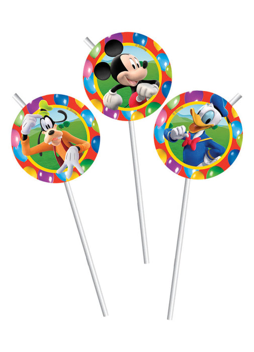 Mickey Mouse Party Drinking Straws 6pk