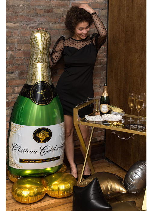 Champagne Bottle Airloonz Balloon