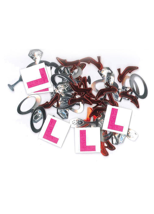 Hen Party L Plate Confetti
