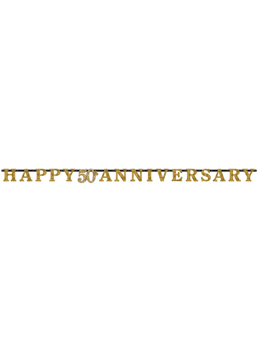 Golden Anniversary Letter Banner