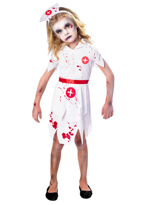 Zombie Nurse Costume Child