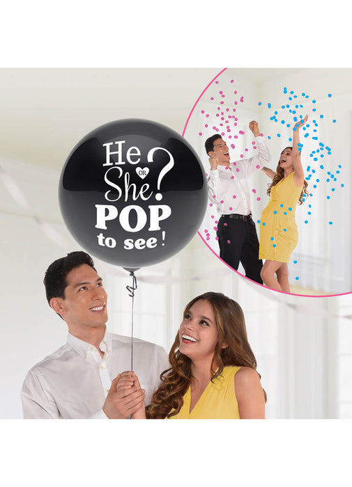 Gender Reveal 24" Latex Balloon