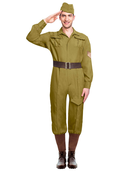 Wartime Soldier Costume Adult