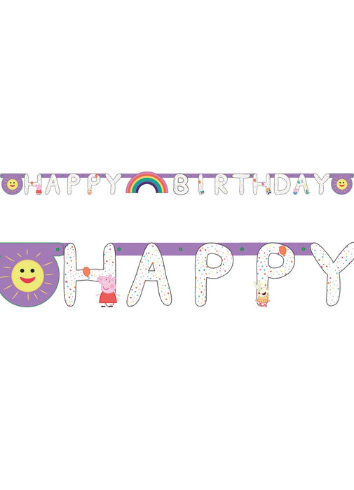 Peppa Pig Letter Banner