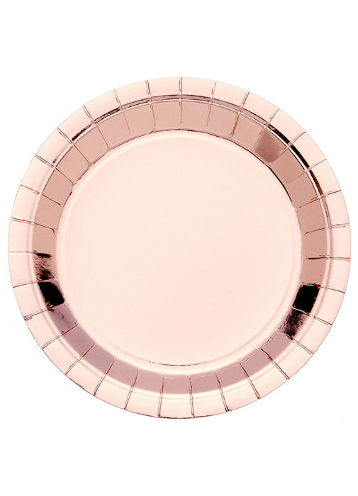Rose Gold Plates 8pk