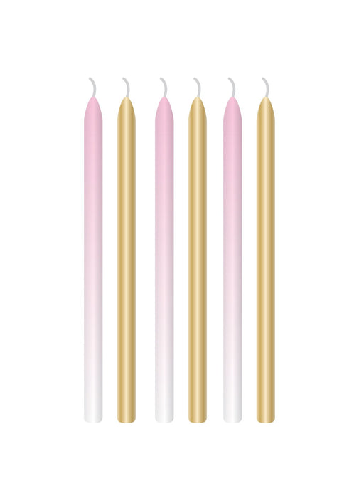 Pink Candles 6pk