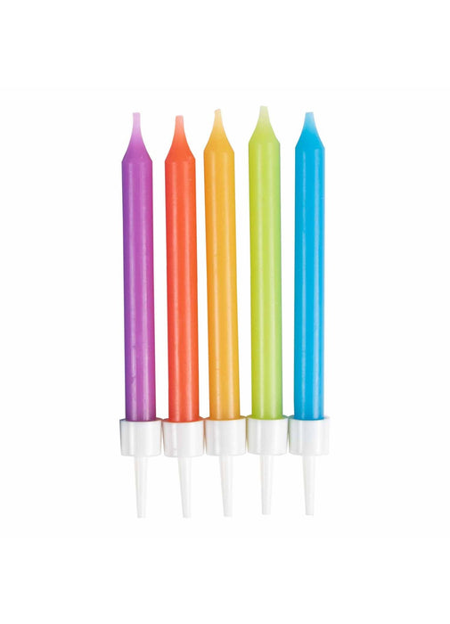 Primary Colour Candles 10pk