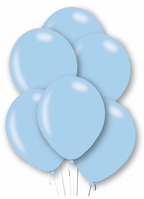 Light Blue Latex Balloons 10pk