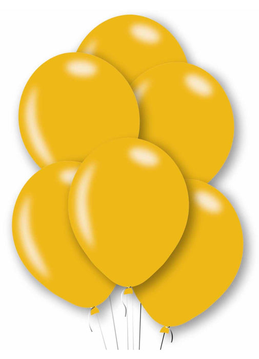 Gold Latex Balloons 10pk