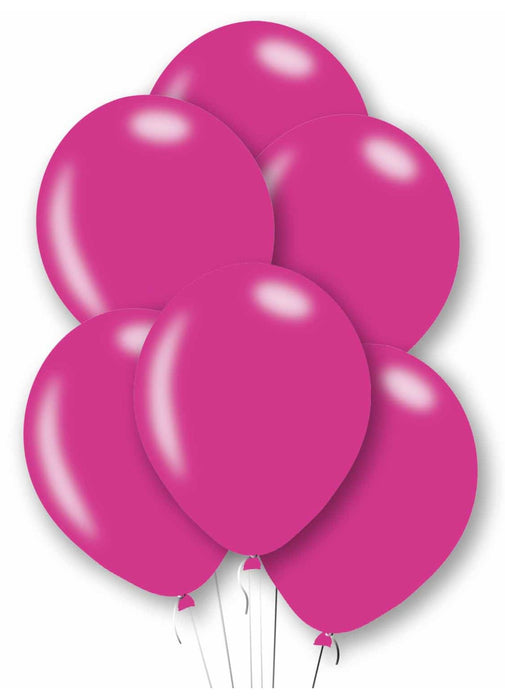Magenta Latex Balloons 10pk