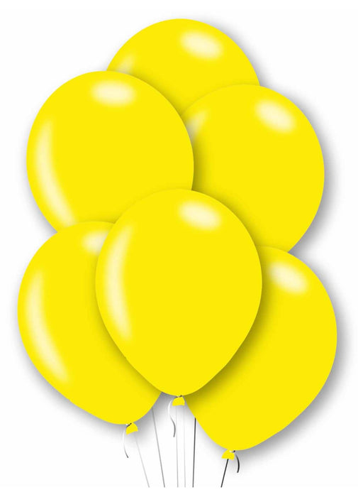 Yellow Latex Balloons 10pk