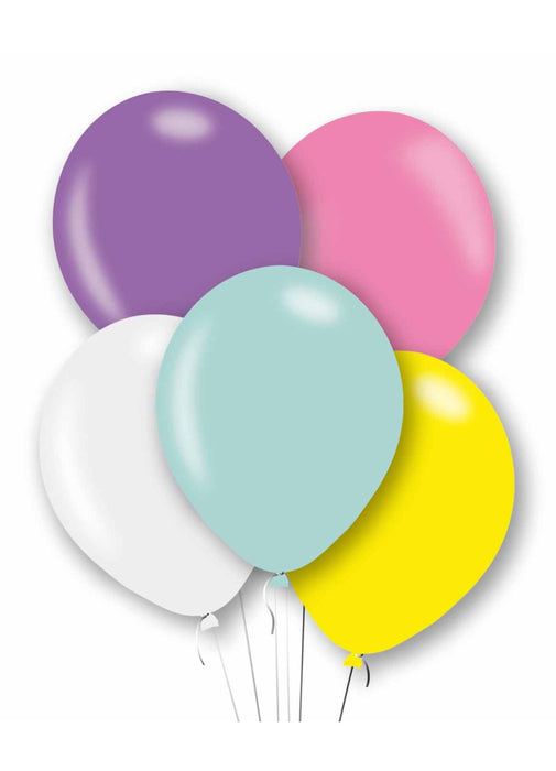 Assorted Pearl Latex Balloons 10pk
