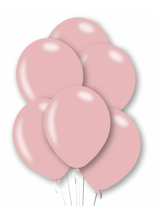 Rose Gold Latex Balloons 10pk