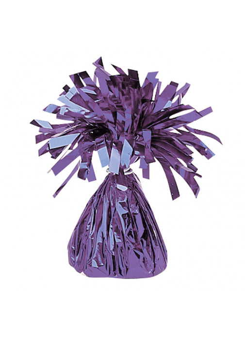 Purple Metallic Foil Balloon Weight