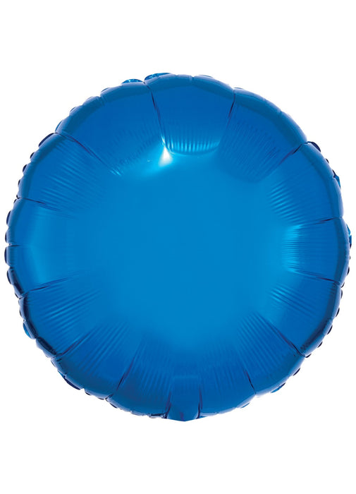 Royal Blue Circle Foil Balloon