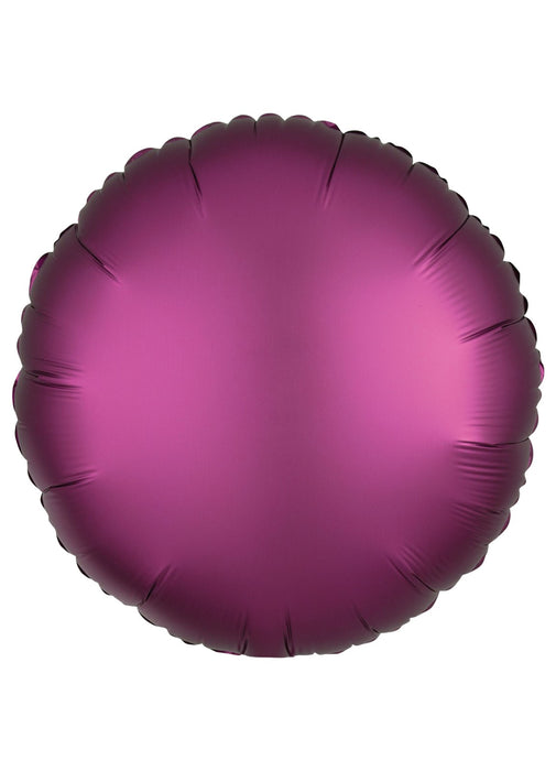 Fuchsia Round Foil Balloon