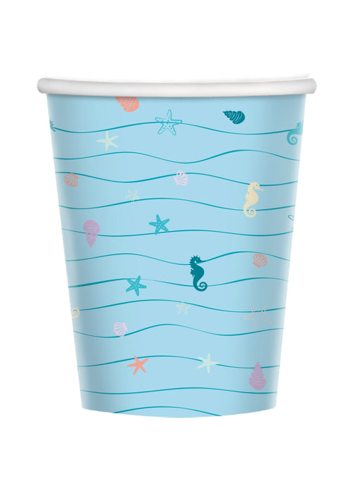 Mermaid Party Cups 8pk