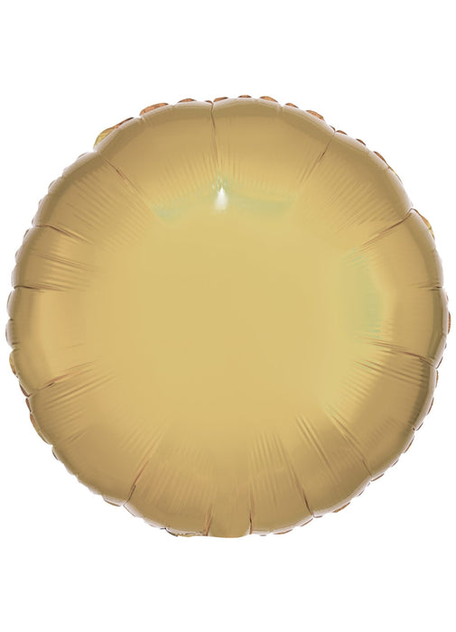 White Gold Circle Foil Balloon