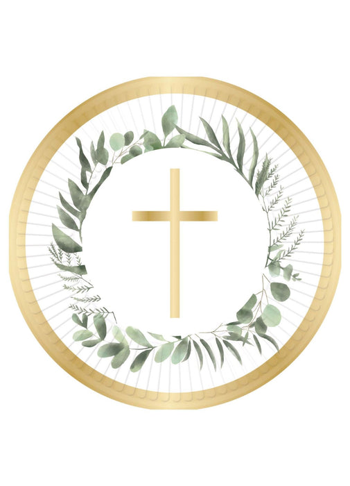 Botanical Cross Plates 8pk