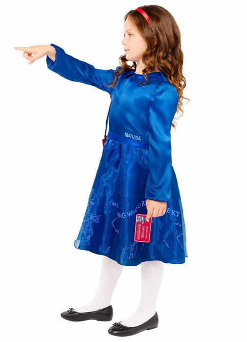 matilda blue dress Matilda Costume Child — Party Britain