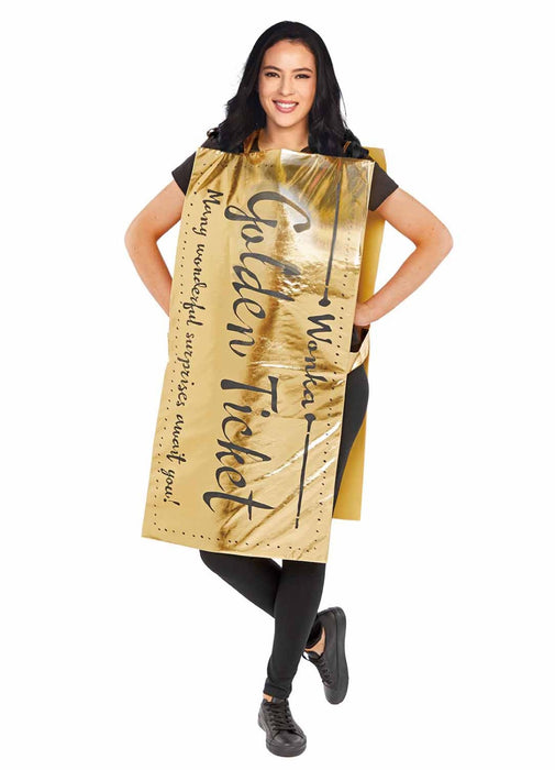 Golden Ticket Costume Adult