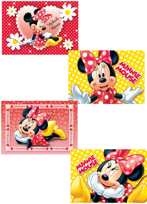Minnie Mouse Party Jigsaw Puzzles 4pk