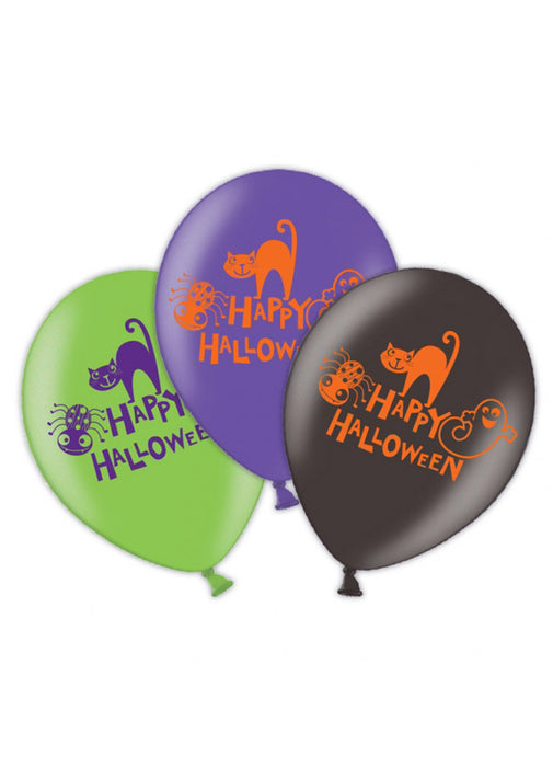 Happy Halloween Latex Balloons 6pk