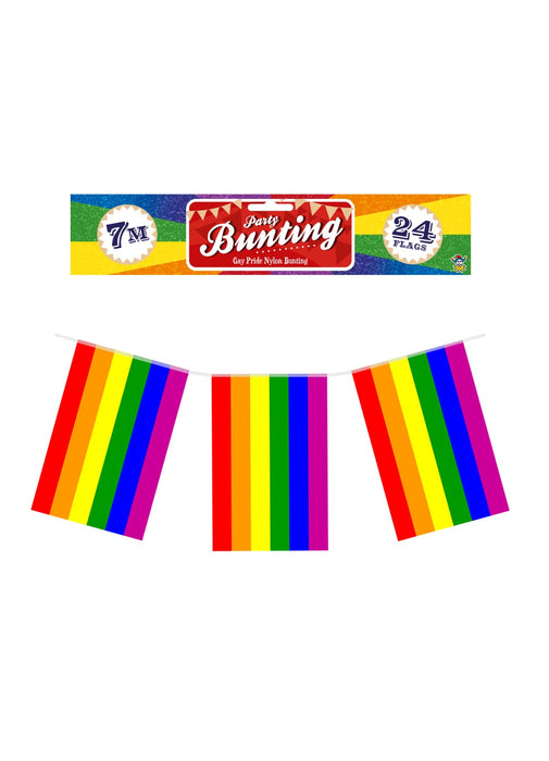 Pride Rainbow Bunting 7m